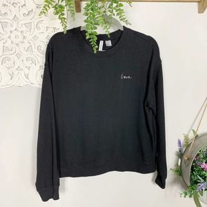 Divided | Love Pullover Sweatshirt, L